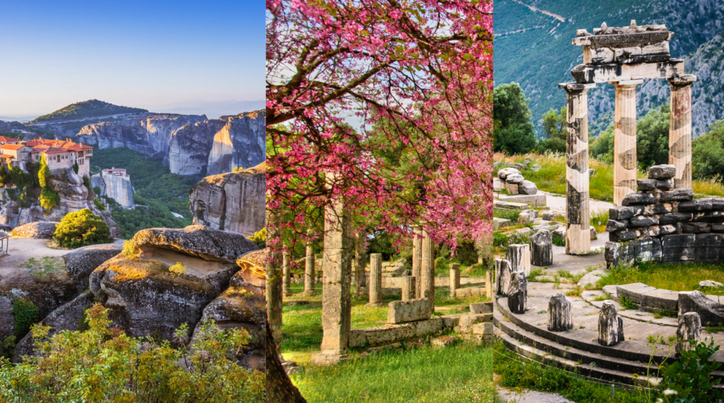 Meteora, Ancient Olympia and Delphi Archaeological site